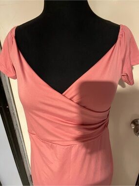 Molli Rose Pink Cowl Neck Maxi Dress